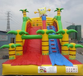 T8-1252 SpongeBob aufblasbare Slide
