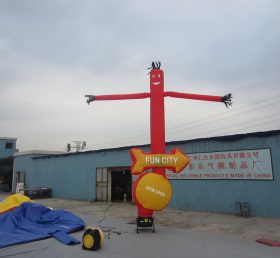 D2-46 Air Dancer aufblasbare Red Tube Mann Werbung