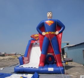 T8-235 Superman Superhero aufblasbare Rutsche
