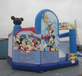 T2-528 Disney Mickey & Minnie aufblasbare Rutsche Schloss
