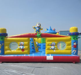T6-355 Doraemon riesige aufblasbare Vergnügungspark Boden für Kinder Spiel