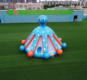 T2-2471 Octopus aufblasbare Hüpfburg Haus springen Schloss Spielplatz für Kinder