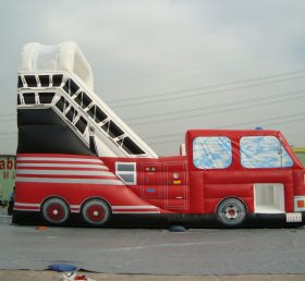 T8-525 Feuerwehrauto aufblasbare Rutsche