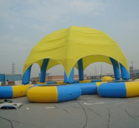 Pool2-799 Aufblasbarer Swimmingpool mit Zelt