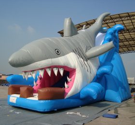 T8-1032 Shark Riese aufblasbare Rutsche für Kinder