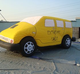 S4-193 Gelbe Auto Werbung aufblasbar