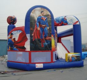 T2-553 Superman Superhero aufblasbares Trampolin