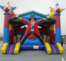 T2-761 Aufblasbare glücklich Clown Vergnügungspark Trampolin Kinderspielplatz