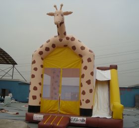T2-2902 Giraffe aufblasbares Trampolin