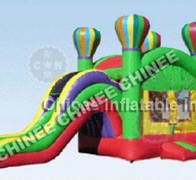T5-169 Bunte Ballon aufblasbare Rutsche Kombination Bounce Haus