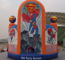 T2-2294 Superman Superhero aufblasbares Trampolin