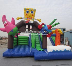 T8-1325 SpongeBob aufblasbare Slide