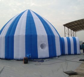 Tent1-30 Blau-weißes aufblasbares Zelt