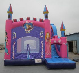 T5-673 Princess Inflatable Jumper Castle