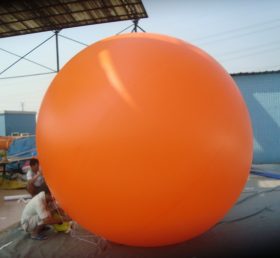 B3-25 Außenwerbung aufblasbare orange Ballon