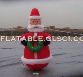C1-121 4M hohe Outdoor aufblasbare Weihnachtsmann Dekoration