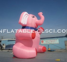 Cartoon1-167 Rosa Elefant aufblasbare Cartoon