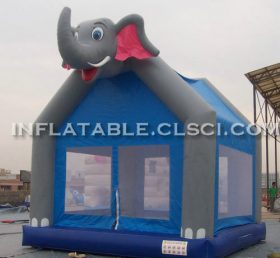 T2-2876 Elefant aufblasbares Trampolin