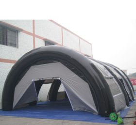 Tent1-315 Schwarzes und weißes aufblasbares Zelt