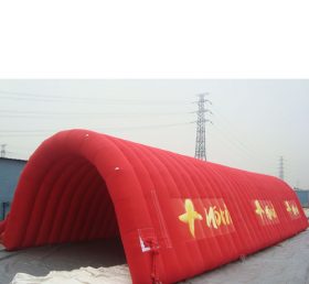 Tent1-364 Rotes aufblasbares Tunnelzelt