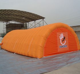 Tent1-373 Orange aufblasbares Zelt