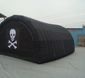 Tent1-384 Schwarzes aufblasbares Zelt