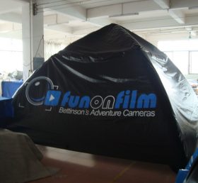 Tent1-68 Schwarzes aufblasbares Zelt