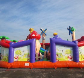 T6-460 Spiele Bauernhof riesige aufblasbare Vergnügungspark Kinder Boden Hindernisse Spiel