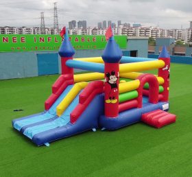 T5-687 Mickey Mouse bouncy castle with slide