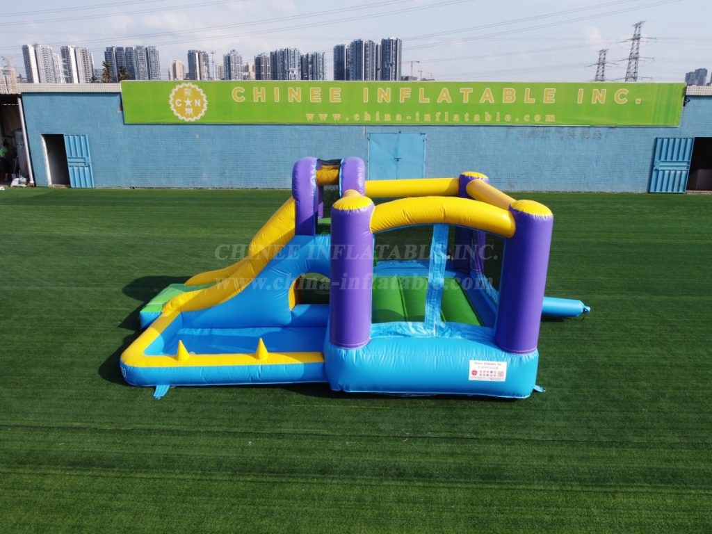 T2-3481 Bouncy Castle With Slide And Pool