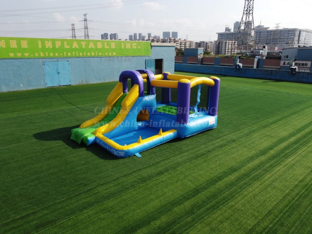 T2-3481 Bouncy Castle With Slide And Pool