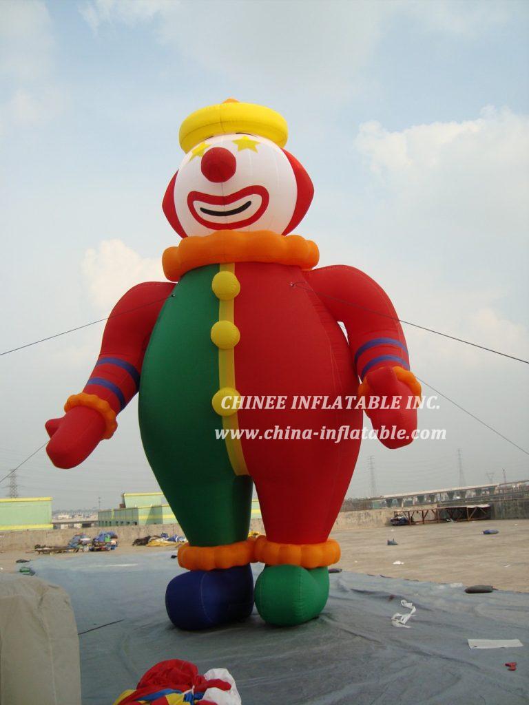 Cartoon2-024 Happy Clown Inflatable Cartoons 10M Height