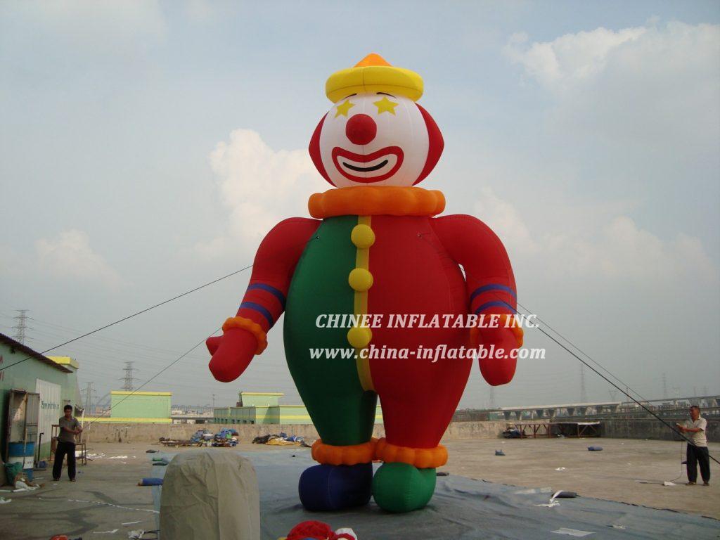 Cartoon2-024 Happy Clown Inflatable Cartoons 10M Height