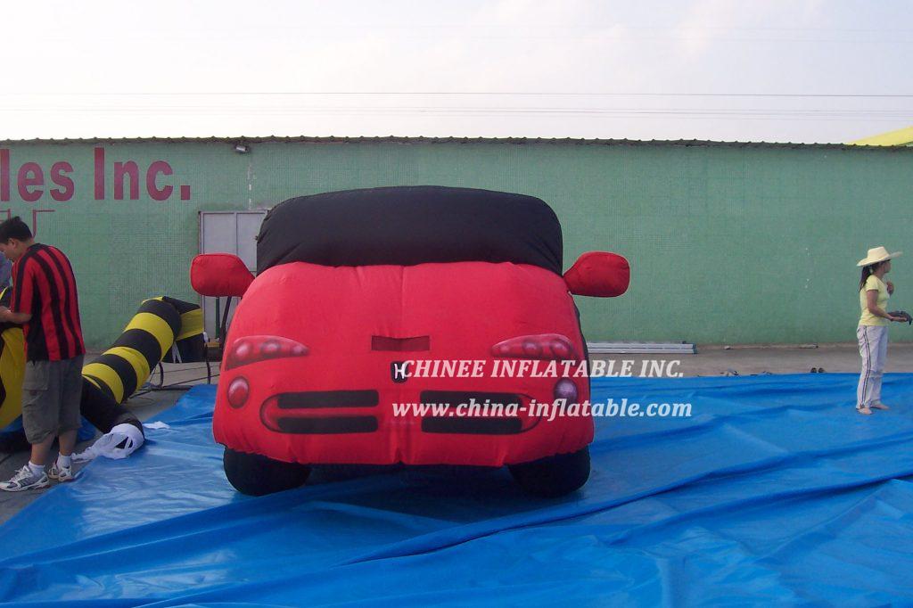 Cartoon2-028 Giant Red Car Inflatable Cartoons