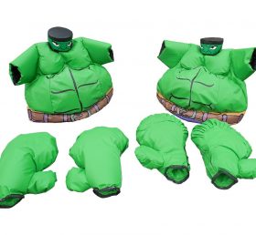 SS1-8 Green Warrior Superheld Sumo Set für Erwachsene