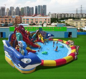Pool2-727 SeaWorld Theme Pool Inflatable Park