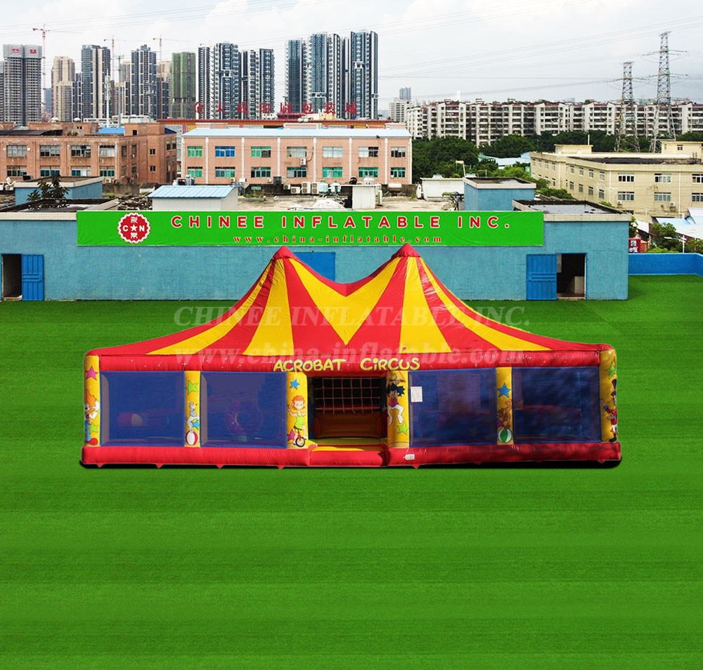 T2-3623 Acrobat Circus Inflatable 15M Couvert