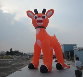 C1-180 Weihnachten aufblasbare Spielzeug orange Hirsch