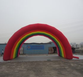 Arch2-354 Regenbogen aufblasbarer Bogen