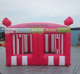 Tent1-533 Rote aufblasbare Zelte für Partyhäuser zu vermieten