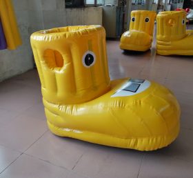 S4-335 Gelbe aufblasbare Schuhe Form