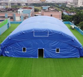 Tent1-700 Aufblasbares Zelt riesige Outdoor-Camping-Party Werbekampagne blaues