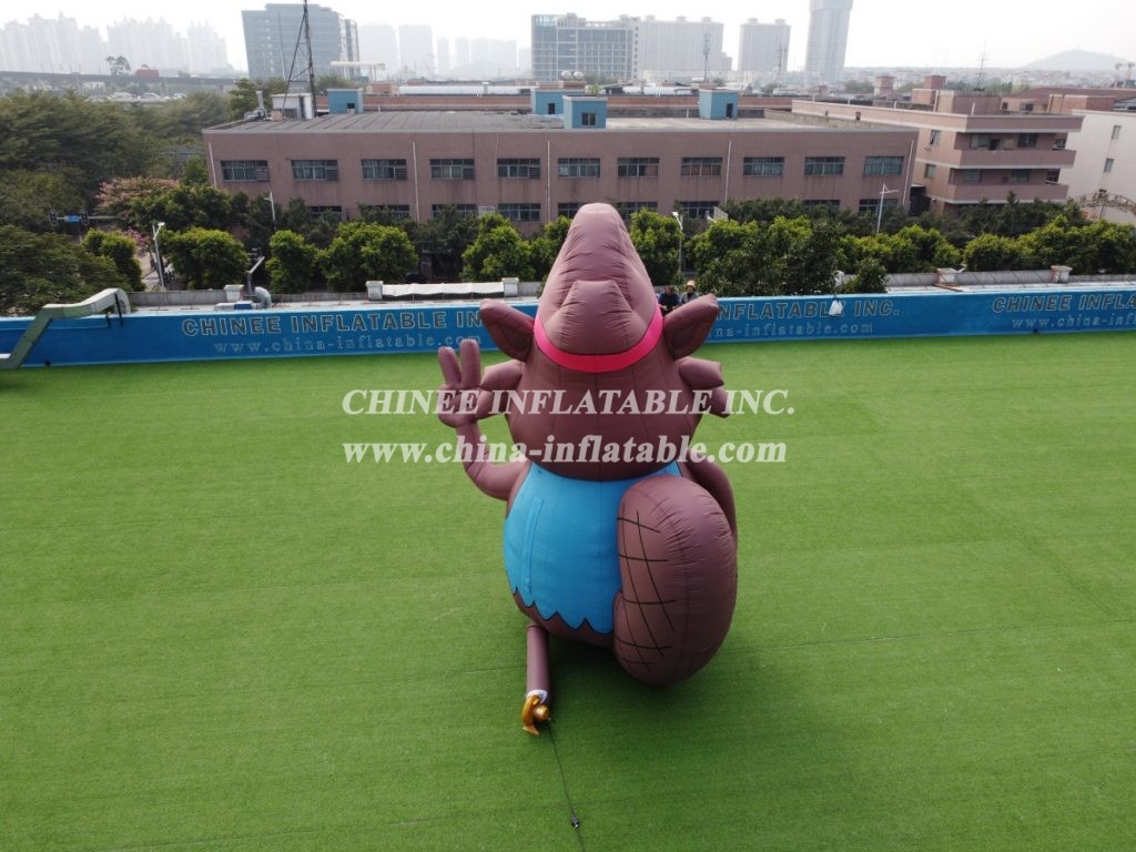 CA-03 Giant Outdoor Inflatable Beaver Inflatable Character Inflatable Advertising 5M Height
