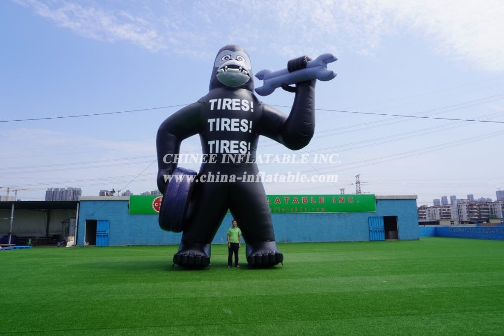 CARTOON2-115 Custom Giant 30Feet High Inflatable Gorilla King Kong
