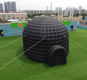 Tent1-415B Giant Outdoor schwarz aufblasbare Kuppel Zelt