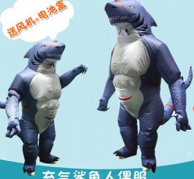 IC1-038 Aufblasbares Kostüm für Haie