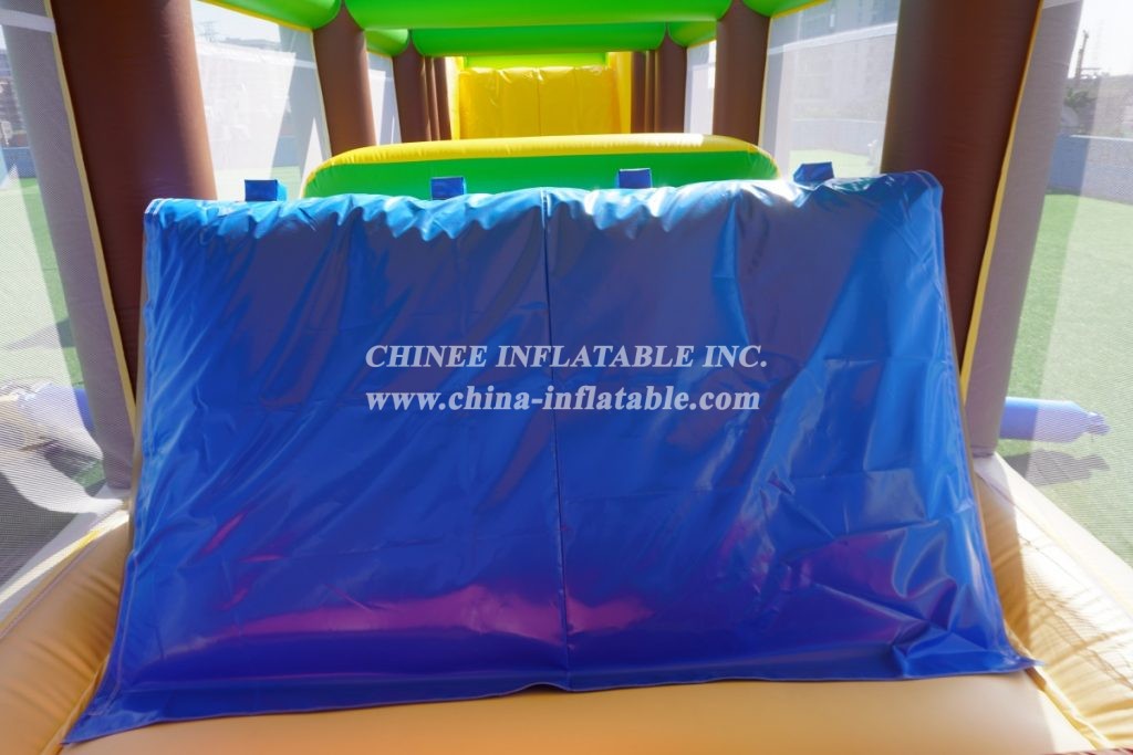 T7-1255 Inflatable Obstacle Course Removable Challenge Run