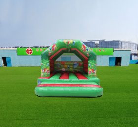 T2-4167 12X12Ft Grün und Rot Party Bounce House