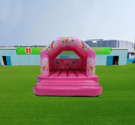 T2-4168 12X12Ft rosa Party Bounce House