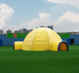 Tent1-4399 Gelbe aufblasbare Kuppel